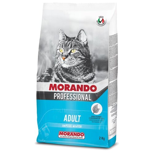 Morando Professional Gatto Сухой корм для взрослых кошек с рыбой 15кг