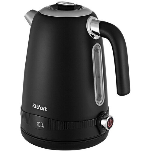 Чайник электрический Kitfort KT-6121-1 металл 17 л 2200 Вт регулировка t черный 507400₽