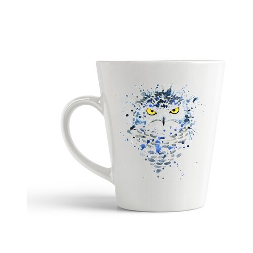 фото Кружка-латте coolpodarok "краски. сова"