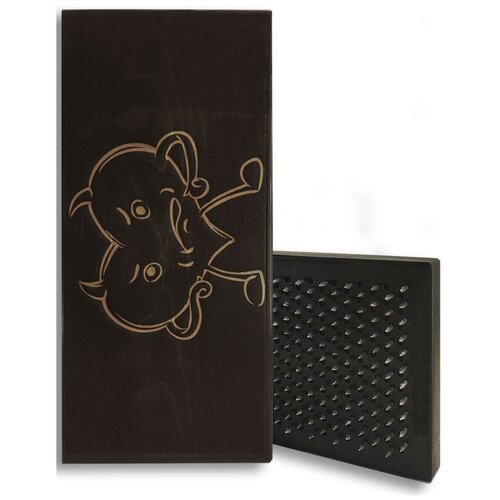 фото Доска садху с динамическими гвоздями, сердце - 252 шаг 10мм черная goodwood