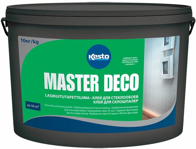 Клей для стеклообоев Kesto Master Deco готовый 10 кг