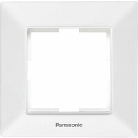 Рамка Panasonic Arkedia Slim (WNTF08012WH-RU) декор. 1x пластик белый (упак:1шт)