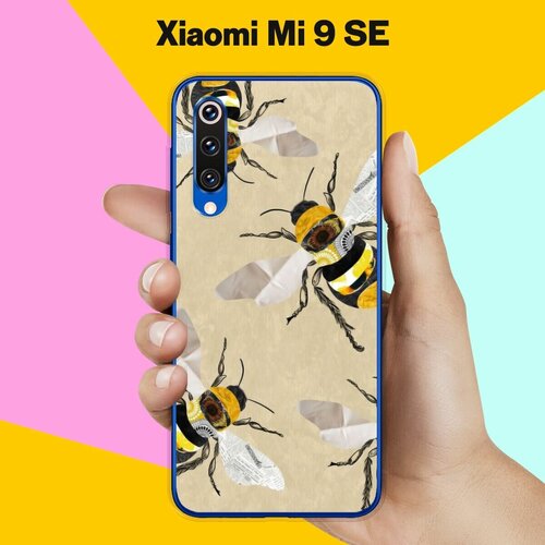 Силиконовый чехол на Xiaomi Mi 9 SE Осы / для Сяоми Ми 9 СЕ силиконовый чехол на xiaomi mi 9 se череп 13 для сяоми ми 9 се