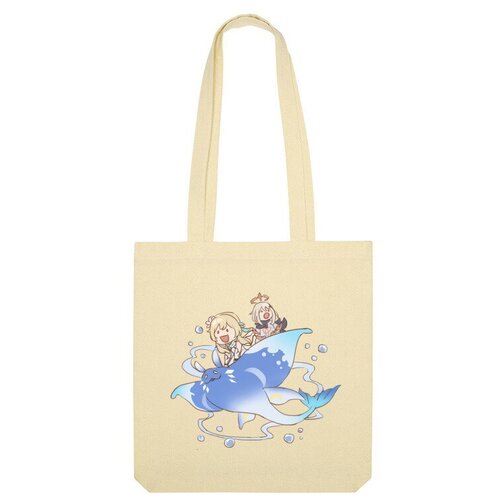 фото Сумка шоппер us basic, бежевый