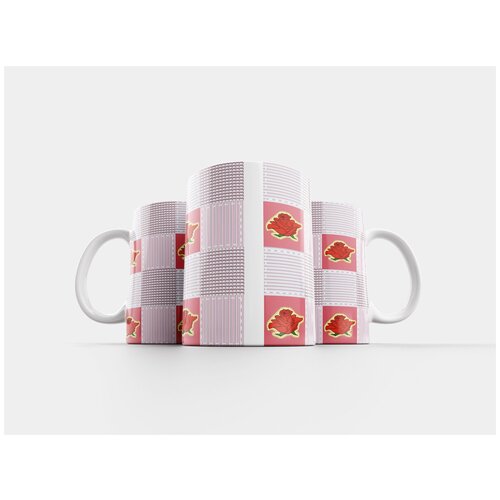 фото Кружка "лоскутное одеяло, материал, красочный" 320 мл lotsprints