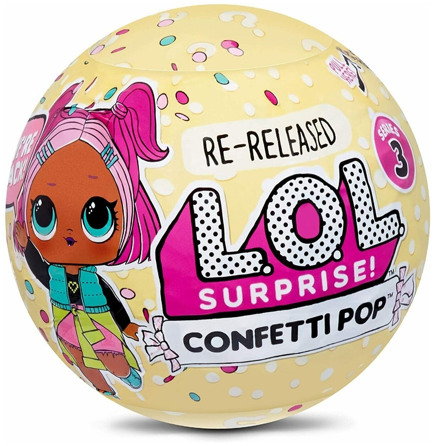 Кукла L. O. L. Surprise! LOL Confetti Pop Re-Released Series 3