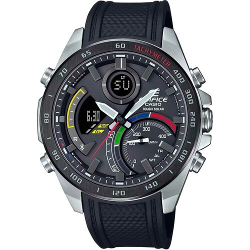 Наручные часы CASIO Edifice ECB-900MP-1A, серебряный, черный