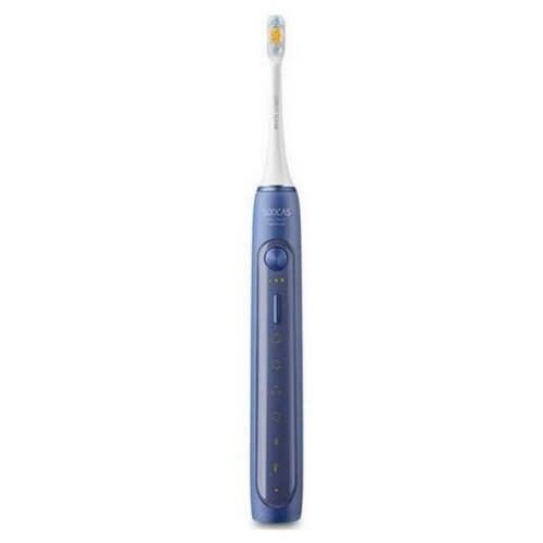 Электрическая зубная щетка Xiaomi (Mi) SOOCAS Electric Toothbrush (X5 Blue) (Футляр + 3 насадки), синяя