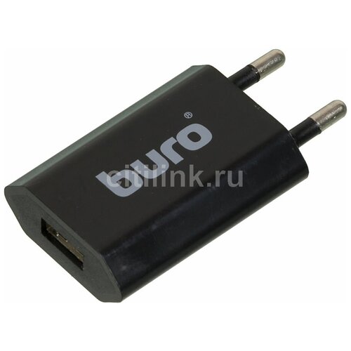 Зарядное устройство Buro TJ-164b, USB, 1A, черный сетевое зарядное устройство buro tj 159b черный