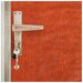 Комплект для обивки дверей 110 × 205 см: иск.кожа, поролон 5 мм, гвозди, струна, коричневый, «Рулон»