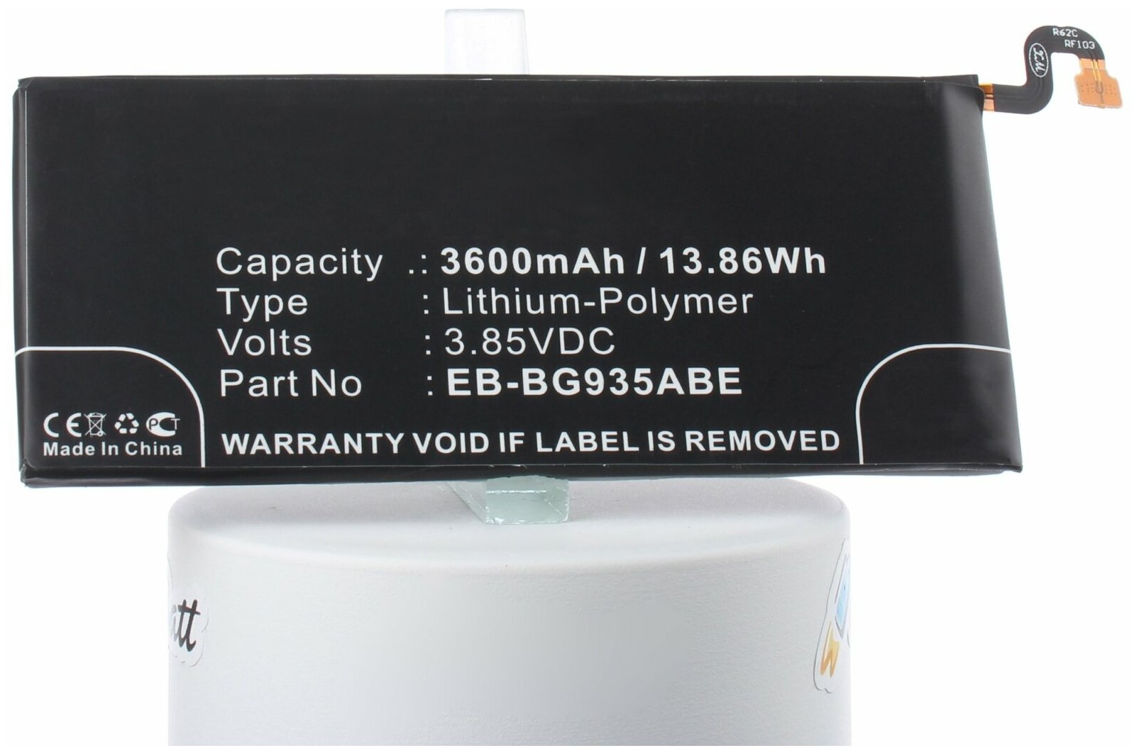 Аккумулятор iBatt iB-B1-M2725 3600mAh для Samsung EB-BG935ABE EB-BG935ABA GH43-04575B GH43-04575A