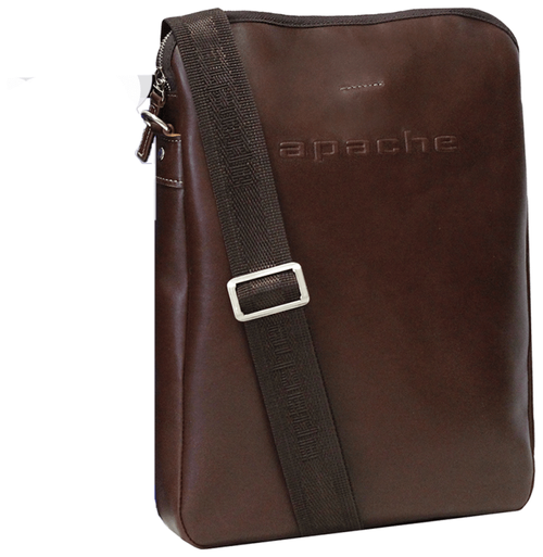 Рюкзак Apache, фактура тиснение, коричневый