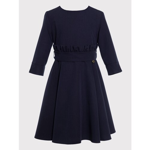 Школьное платье SLY, размер 158, синий школьное платье sly размер 158 черный