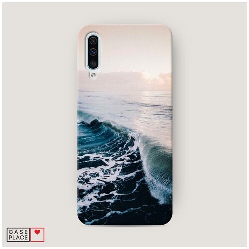 фото Чехол пластиковый samsung galaxy a50 волны 2 case place