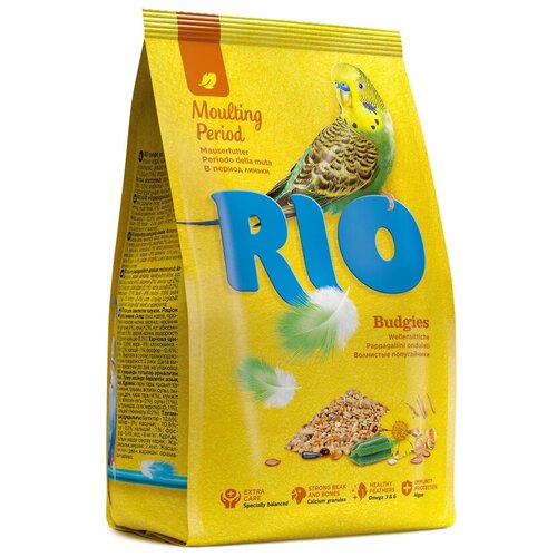 Корм для птиц RIO для волнистых попугаев в период линьки 1кг