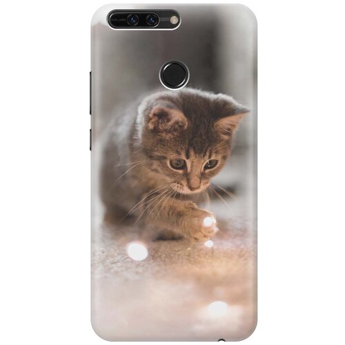 фото Силиконовый чехол на sony xperia l1 / сони иксперия л1 с принтом "котенок и свет" gosso