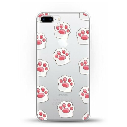 фото Силиконовый чехол лапки на apple iphone 7 plus andy & paul
