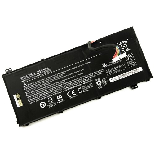 Аккумулятор для Acer VN7-571 (11.4V 4600mAh) P/N: AC15B7L шлейф для матрицы acer vn7 792 vn7 792g p n 450 06a08 0001