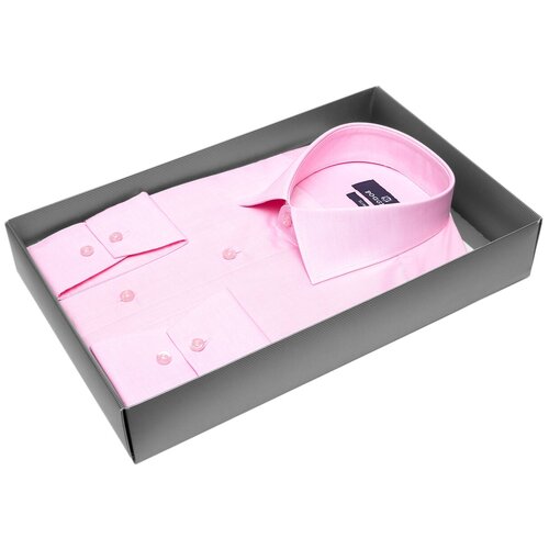 Рубашка Poggino 5010-167 цвет розовый размер 48 RU / M (39-40 cm.)