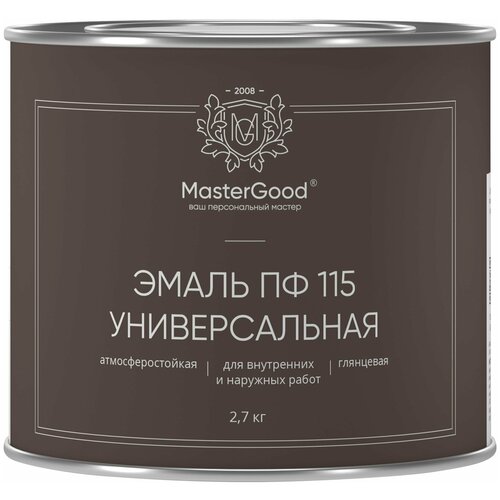 Эмаль универсальная ПФ-115 Master Good глянцевая (2,7кг) зеленый