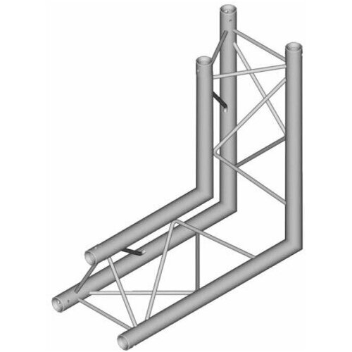 Dura Truss DT 23 C25-L90 узел стыковочный двухлучевой - угол, 90°, длина сторон 50 см