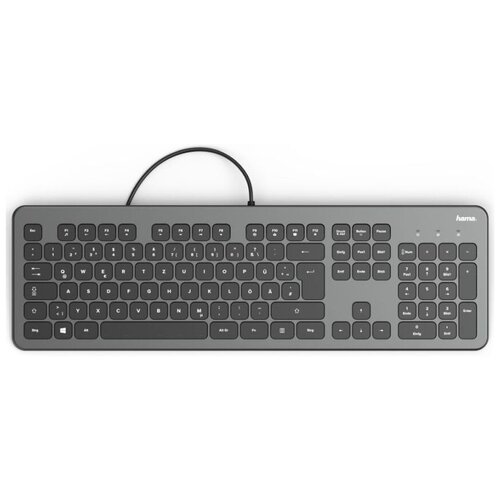 Клавиатура Hama KC-700 антрацит USB 224300₽