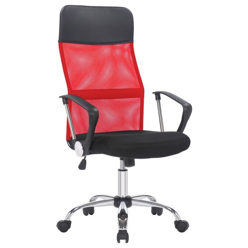 фото Кресла руководителя кресло руководителя helmi hl- e16 "content", ткань/сетка/экокожа черная/красная, хром