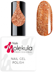 Nails Molekula Professional Гель-лак Diamond, 10.5 мл, 502 золотой перламутр