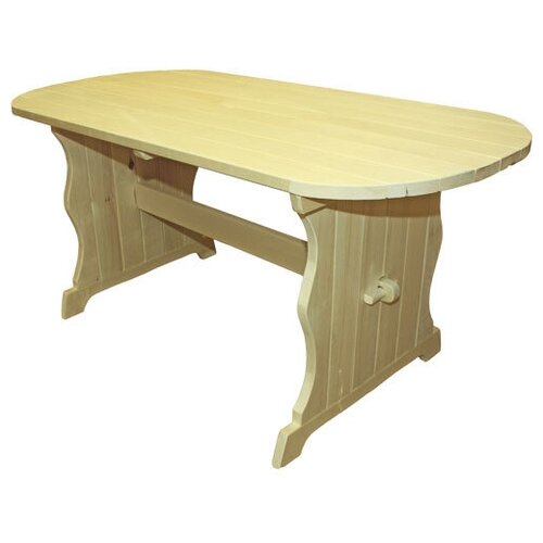 Стол из осины овальный, 120*80
