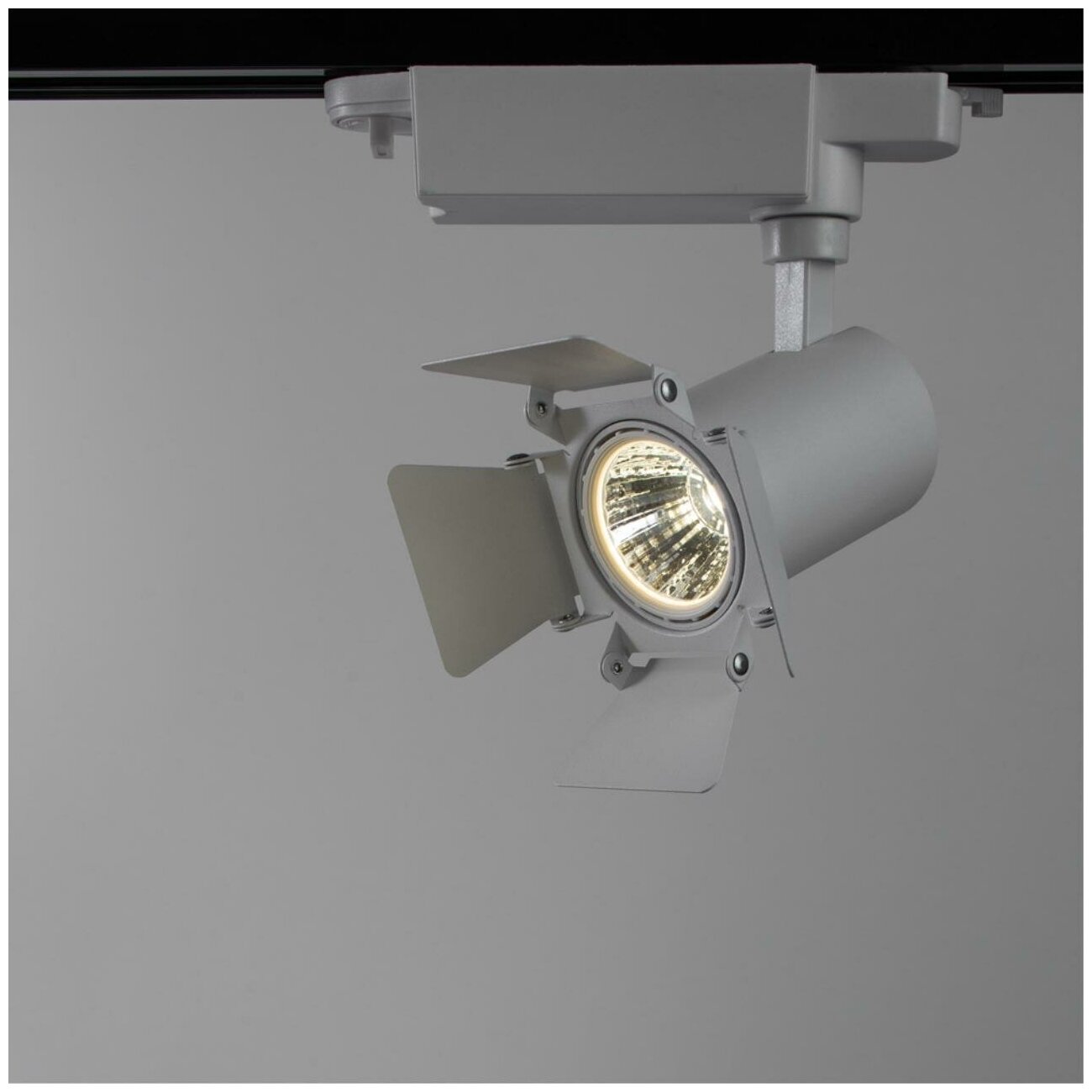 Трековый светильник-спот Arte Lamp Track Lights A6709PL-1WH, кол-во ламп: 1 шт, цвет плафона: белый