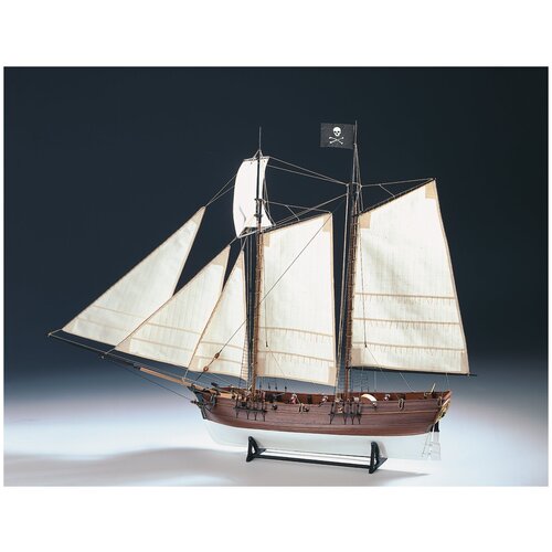 Модель корабля для начинающих от Amati (Италия), Adventure pirate schooner, М.1:60 сборная модель корабля amati pirate junk