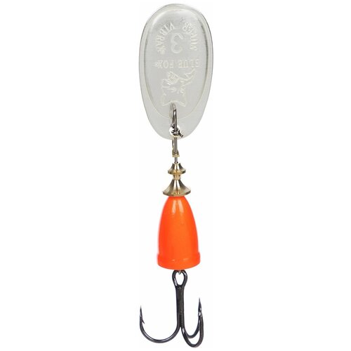 Блесна вертушка BLUEFOX BFF3-SFR, цвет Silver-/-Fluorescent-Red, 5,5см, 8гр
