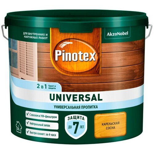 Средство деревозащитное pinotex universal 2,5л карельская сосна, арт.5620687