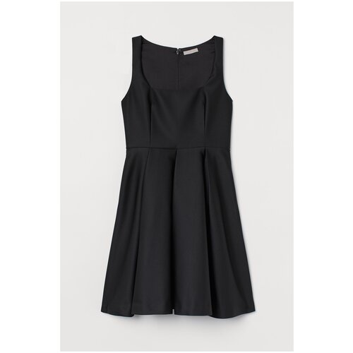Платье H&M, карманы, размер 4, черный