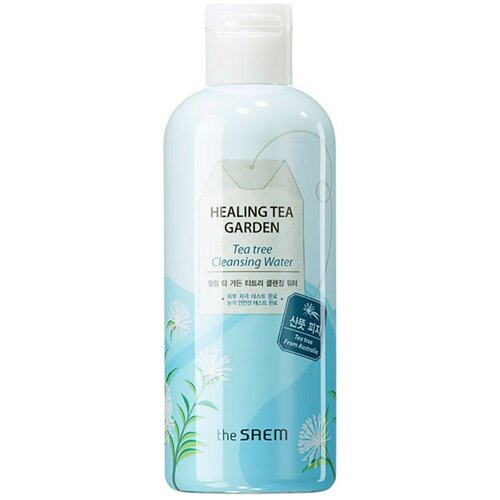 Очищающая вода с экстрактом чайного дерева The Saem Healing Tea Garden Tea Tree Cleansing Water the saem вода очищающая увлажняющая с экстрактом чайного дерева healing tea garden 300 мл 350 г