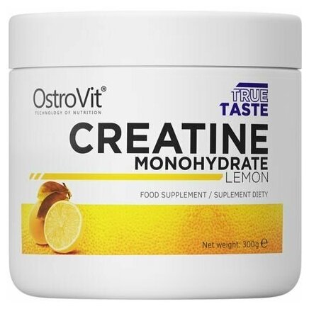 Креатин Моногидрат Островит, Creatine Monohydrate Ostrovit, 300 г., Лимон