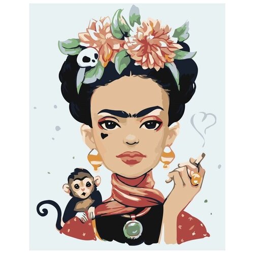 Картина по номерам Фрида Кало, 40x50 см