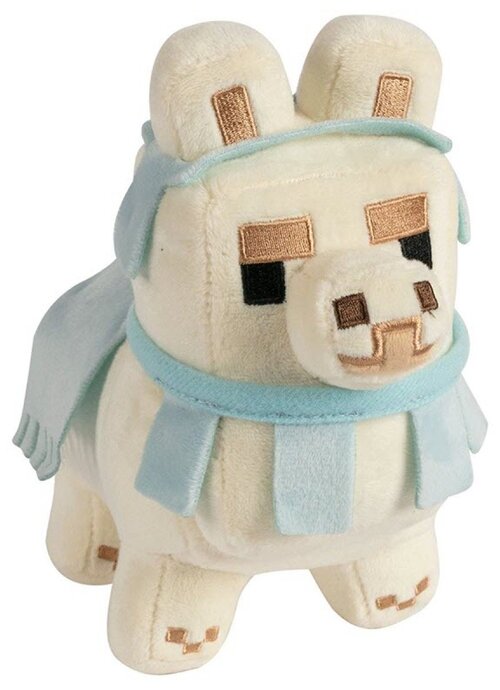 Мягкая игрушка Jinx Minecraft Baby Llama, 19 см, белый