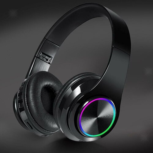 B39 RGB Luminous Wireless BT 5.0 Игровая гарнитура Стереонаушники Складные наушники