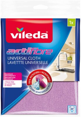 Салфетка Vileda Actifibre, сиреневый 1шт.