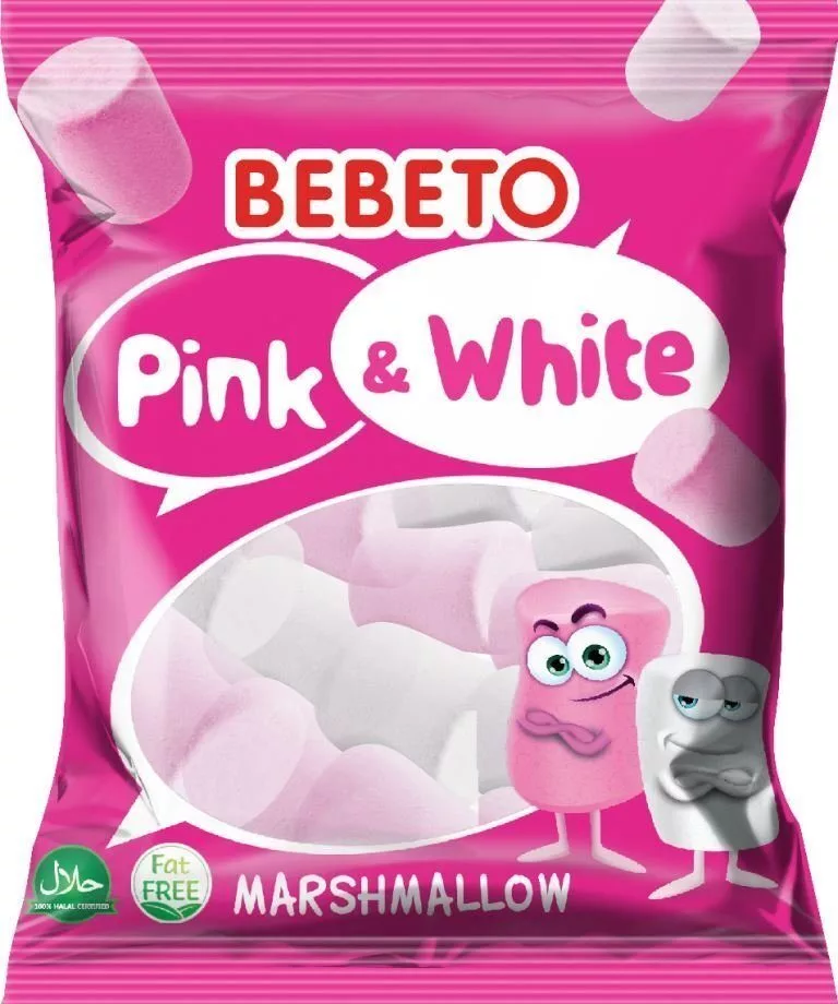 Суфле маршмеллоу BEBETO PINK&WHITE 60 г