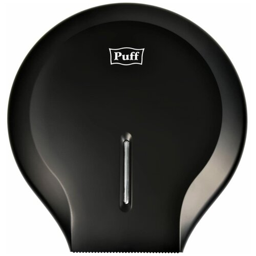 фото Диспенсер туалетной бумаги рuff-7130bl, черный, с замком, abs-пластик puff