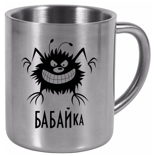 фото Металлическая кружка бабайка drabs