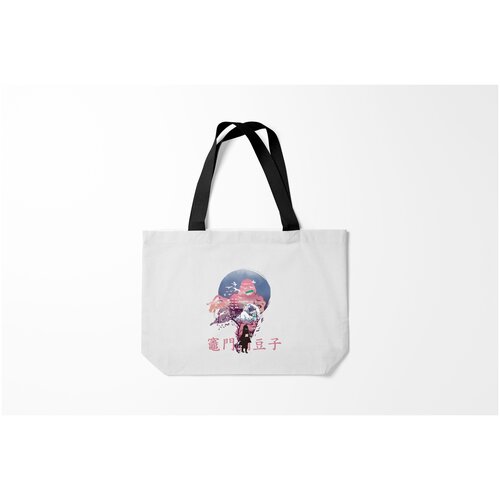 фото Сумка-шоппер / 46х35 см / аниме / клинок рассекающий демонов kamado nezuko burnettie