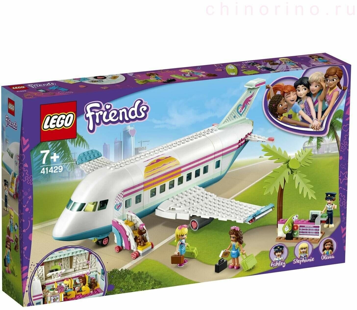 Конструктор LEGO Friends 41429 Самолёт в Хартлейк Сити