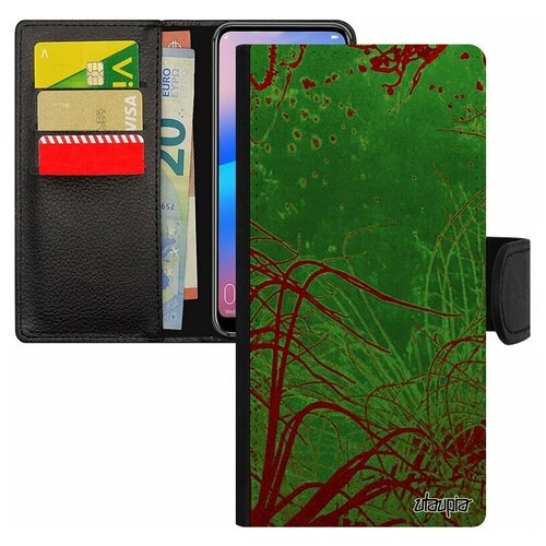 фото Чехол книжка для мобильного redmi 6a, "травы" водоросли морские utaupia