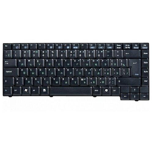 Клавиатура для Asus Z94 A9T A9R X50 X51 p/n: NSK-U500R, V011162CK1, MP-07B36SU-5282, 04GNF01KRU01 клавиатура для ноутбука asus mp 08f43us 5282 белая