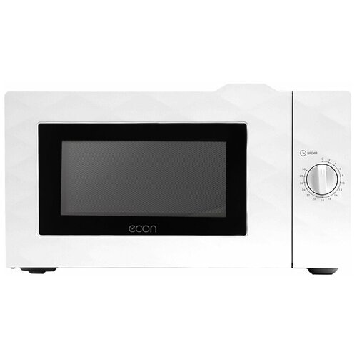 Микроволновая СВЧ печь ECON ECO-2037M white 20 литров с механическим управлением регулировкой мощности таймер 35 минут 700 Вт 452000₽