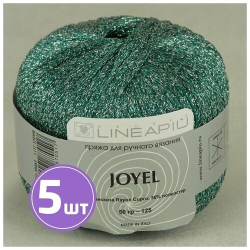 Пряжа LineaPIU JOYEL (39461), зеленый, 5 шт. по 50 г