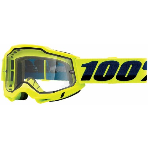 Очки 100% Accuri 2 Enduro Goggle Fluo Yellow / Clear Dual Lens (50015-00003)